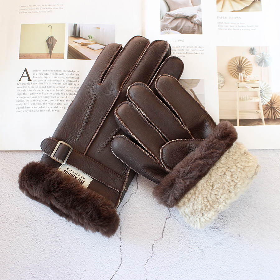 Rękawiczki z owczej skóry Męsk – Leather Work Winter Gloves recenzja i cena