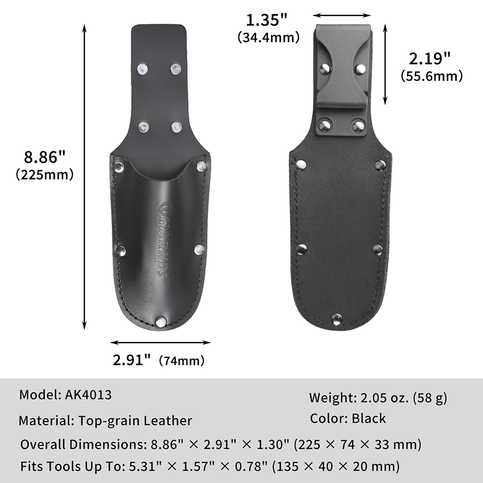Skórzany uchwyt na szczypce, m – Leatherwork Knife Sheath recenzja i cena