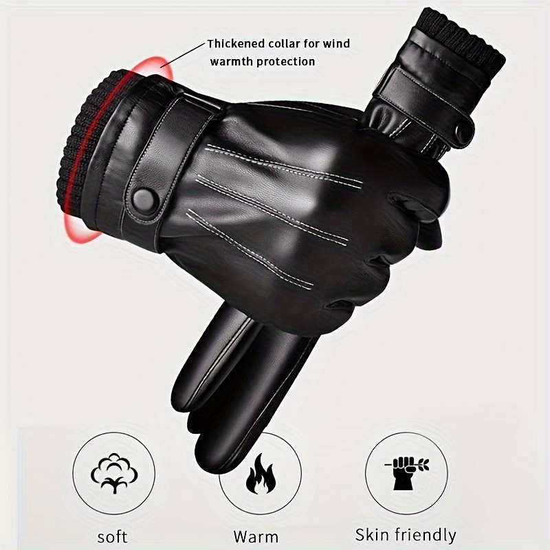 1 Para Zimowych Rękawic Ciepłe – Leather Work Winter Gloves recenzja i cena