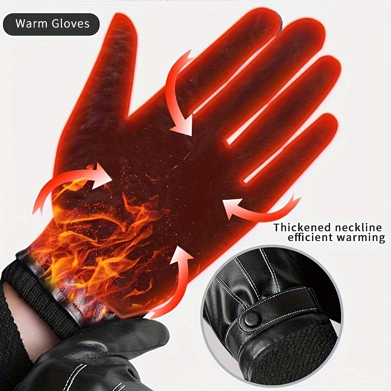 1 Para Zimowych Rękawic Ciepłe – Leather Work Winter Gloves recenzja i cena