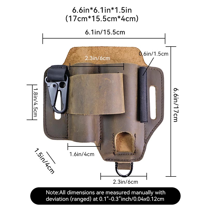 Taktyczna saszetka z prawdziwe – Leatherwork Knife Sheath recenzja i cena