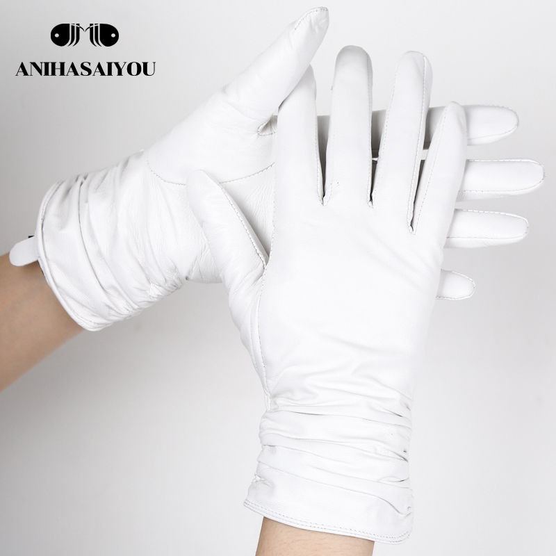 Modne, wygodne białe rękawiczk – Leather Work Winter Gloves recenzja i cena