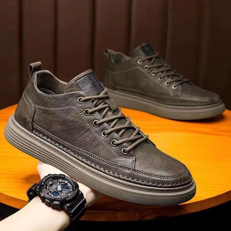 Męskie skórzane buty codzienne – Leveling Leatherworking recenzja i cena