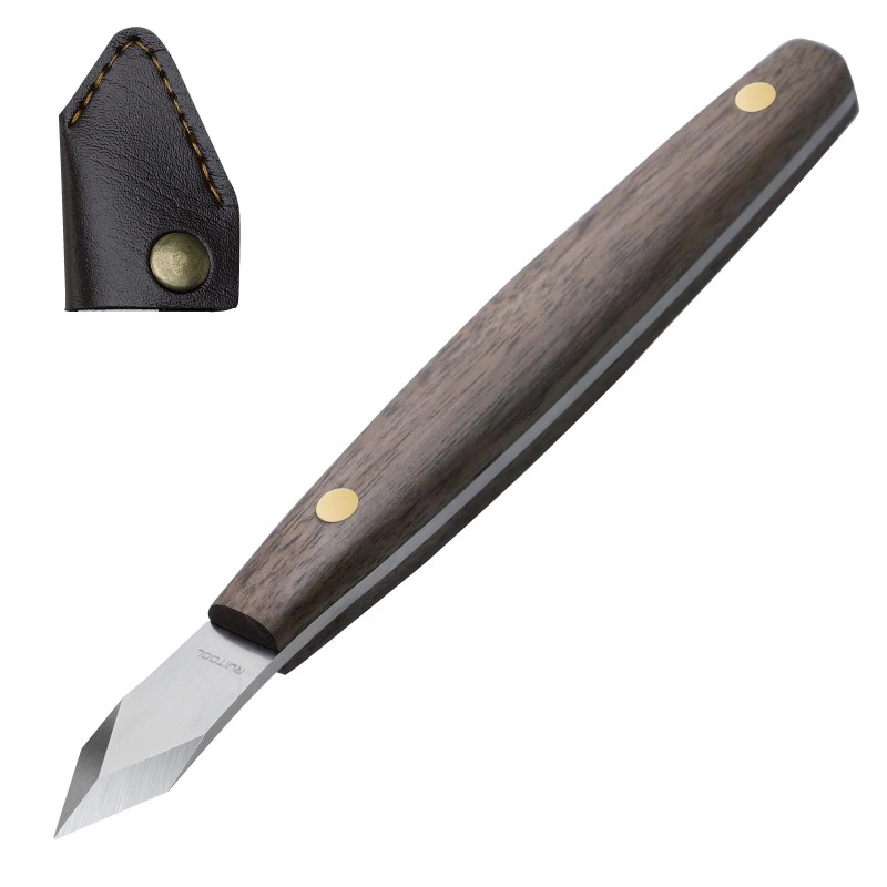 Ręcznie robiony nóż do rzeźbie – Leatherwork Knife Sheath recenzja i cena